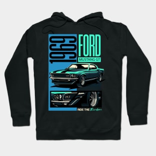 1969 Ford Mustang GT Hoodie